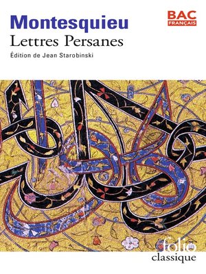 cover image of Lettres Persanes (édition enrichie)